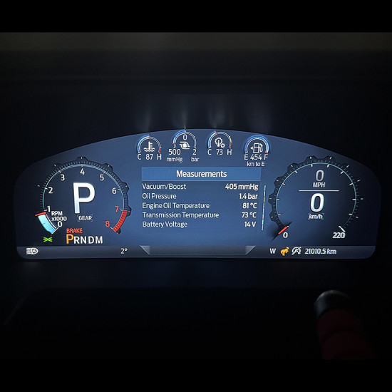 Ford Bronco (2021 +) Full Digital Dash Conversion Kit